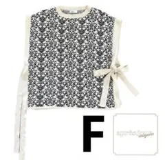 【即日発送】après jour miyen フラワープリントニットベスト F