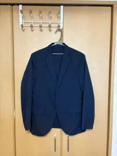 ユニクロ　ネイビー スリムフィット テーラードジャケット