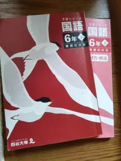 四谷大塚　予習シリーズ国語　６年下