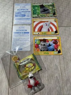 パペットスンスン キャンディーキーホルダー ノンノン ガチャガチャ　オマケつき