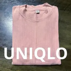 サーモンピンク ニット