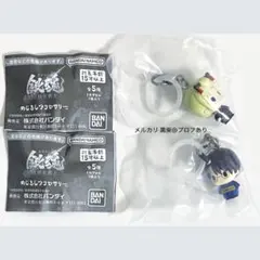 銀魂 吉原大炎上 めじるしアクセサリー ガチャガチャ ストラップ 新八 月詠