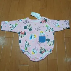 Disney ミッキー・ミニー ロンパース 70cm