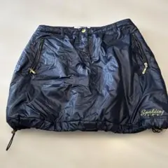 Spalding レディーススカート L ネイビー ゴルフウェア