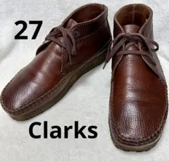 Clarks クラークス Weaver Boot シボ革　レザーブーツ 9