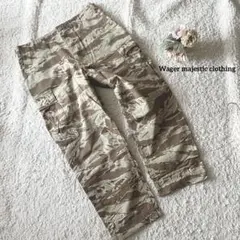 Wager majestic clothing迷彩パンツ L コットン100