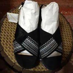 （新品）JEOX　クロスサンダル　ブラック　23.5cm