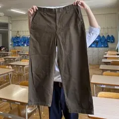 ユニクロ　ワークパンツ　ワイド　ウエスト91cm ワイドフィットチノ？