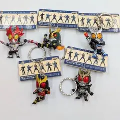 【5個セット】仮面ライダーアギト&仮面ライダークウガ フィギュアキーホルダー2