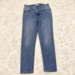 ショコラフィネローブ デニムパンツ ストレート ライトブルー Mサイズのサムネイル