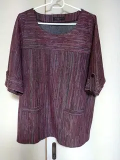 大きいサイズ✩.*˚ボルドーチュニック✩.*˚