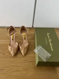 Rupert Sanderson グレースコンチネンタル　ラフィア　ヒールのサムネイル