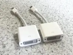 純正 Mini DisplayPort to DVIアダプタ 2個セット【中古】