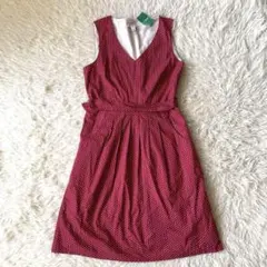 新品☆L.L. bean 水玉コットンワンピース、定価20,000円のサムネイル
