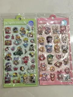 ベビースリー　モーリー　ウォーターボンボンドロップ ステッカー 2枚セット