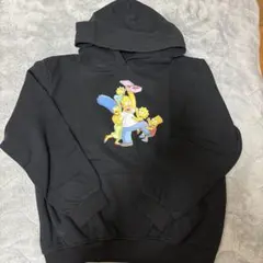 シンプソンズ パーカー 黒