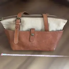イルビゾンテ　レザーキャンバス　ショルダーバッグのサムネイル