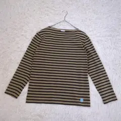 オーシバル　ORCIVAL　バスクシャツ　ボーダーボートネックカットソー　3