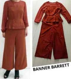 BANNER BARRETT シアーサロペット レンガ　オールインワン　М
