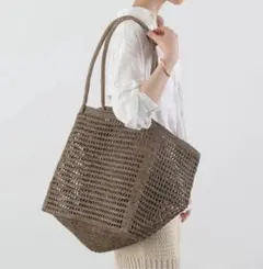 新品✨️現行品 MADE IN MADA 籠 トート カゴバッグ リゾート 収納