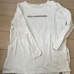 earth music&ecology 長袖Tシャツ ホワイト