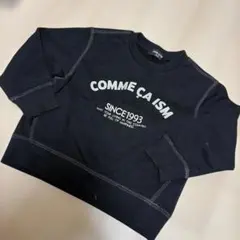 COMME CA ISM ベーシックロゴトレーナー 100cm