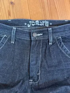 JOHN'S フレアパンツ ペインターパンツ ワンウォッシュ　Lサイズ