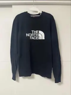 THE NORTH FACE ブラック スウェット Mサイズ センターロゴ