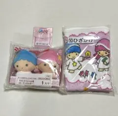 キキララ 一番くじ ラストワン カーテンホルダー　　ひざかけ　ミラー&コーム