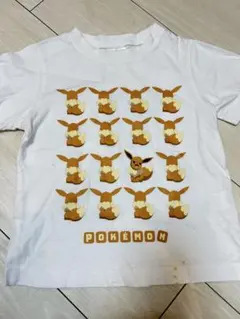 ポケモン イーブイ Tシャツ 110cm ホワイトのサムネイル