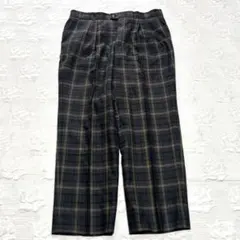美品 日本製 90s グリーンクラブ タータンチェック スラックス ゴルフのサムネイル