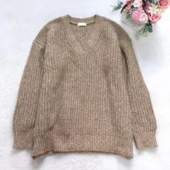 アースミュージック＆エコロジー 長袖ニット レディース トップス セーター 無地
