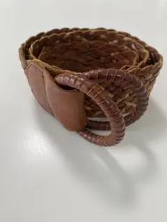 ラルフローレン　編上げ　ヴィンテージ　レザーベルト　RALPHLAUREN