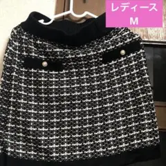 INGNI レディース　チェック柄タートルネックミニスカート