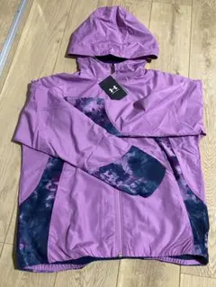 UNDER ARMOR トレーニングウェア フード付き 紫色 SM