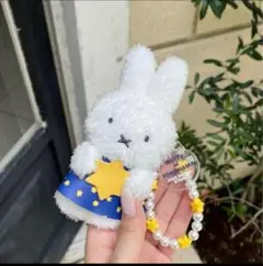 【横浜限定】miffy ミッフィー　星柄バッグチャーム　MIIA　a