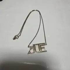 テニスモチーフ JTF ロゴネックレス シルバーカラー