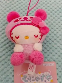 サンリオ ハローキティ むにゅぐるみ マスコット パンダのサムネイル