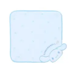 サンリオ　未使用新品　Cinnamoroll 水色タオル 水玉模様