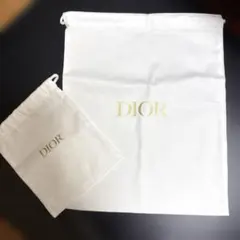 【Dior ディオール 】布巾着　袋　大小　2枚セット 未使用品のサムネイル