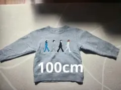 SHIPS　ビートルズ刺繍　裏毛スウェット　100cm
