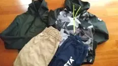 お値下げしました。スポーツウェアセット（ジャケット・パンツ）サッカーSサイズ