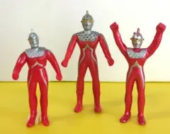 ウルトラセブン　ソフビ　３体まとめ売り　1990年代当時物 フィギュア