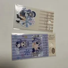 ごちうさ×セリアコラボ　チノステッカー2種セット　新品未開封品　匿名配送