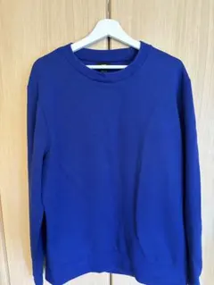 H&M 青 トレーナー Lサイズ