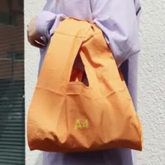 NOT A TREND A4 トートバッグ オレンジのサムネイル