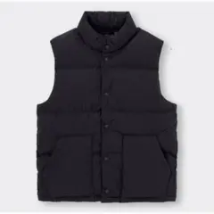 GU 黒 ノースリーブベスト