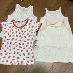 女の子　肌着 90 4点セット　まとめ売り