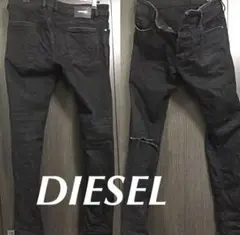 DIESEL SLEENKER スリムスキニーパンツ W32 L32 ブラック
