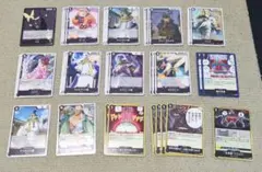 【まとめ売り】ワンピース カードゲーム 黒　デッキパーツ　44枚セット